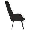vidaXL Chaise de relaxation Noir Velours