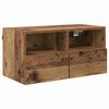 vidaXL Meubles TV muraux 2 pcs Bois Ancien 60 x 30 x 30 cm