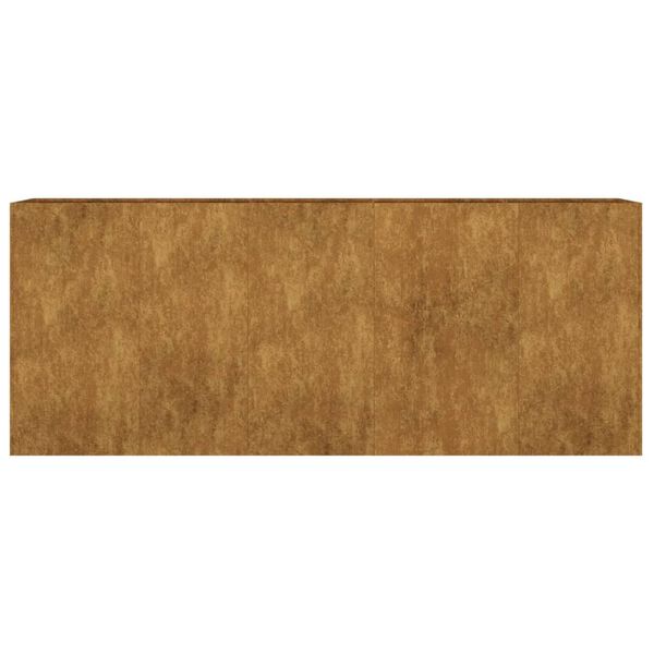 vidaXL Lit surélevé de jardin 200x40x80 cm acier corten