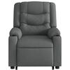 vidaXL Fauteuil inclinable électrique gris foncé tissu
