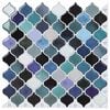 vidaXL Carreau Lanterne 20 pcs Bleu Vert 27 x 27 cm