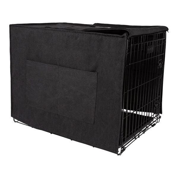 DISTRICT70 Couverture de cage pour chien Gris fonc&eacute; XL