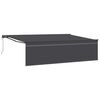 vidaXL Auvent r&eacute;tractable Anthracite 500 &times; 300 cm