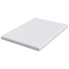 vidaXL Matelas Blanc 140 x 190 cm Tissu jacquard