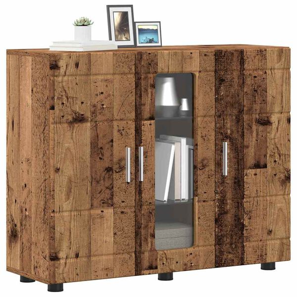 vidaXL Cabinet en Bois avec stockage Bois ancien 88,5 x 30,5 x 73 cm