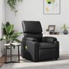 vidaXL Fauteuil de massage inclinable Noir Similicuir