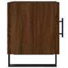 vidaXL Tables de chevet 2pcs ch&ecirc;ne marron 40x40x50cm bois d'ing&eacute;nierie