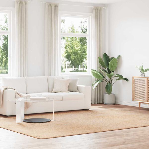 vidaXL Tapis shaggy &agrave; poils longs NAVARRA beige 240x340 cm polyester