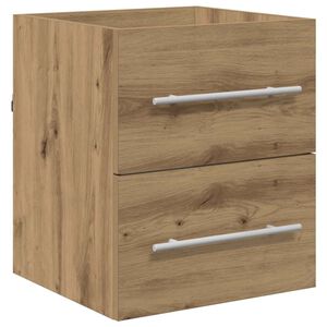 vidaXL Armoire d'&eacute;vier Ch&ecirc;ne artisanal 38,5 x 41 x 48 cm