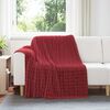 vidaXL Couvertures &agrave; jeter 6 pcs Rouge Bordeaux 200 x 150 cm Toison