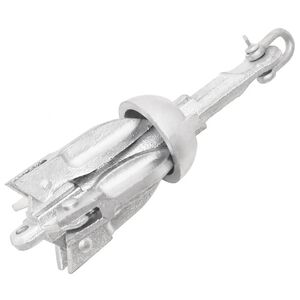 vidaXL Ancre pliable argent&eacute; 0,7 kg fonte galvanis&eacute;e &agrave; chaud