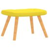 vidaXL Chaise de relaxation avec tabouret Jaune moutarde Tissu