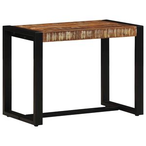 vidaXL Banc multicolore 60x35x45 cm en bois massif recycl&eacute;