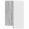 vidaXL Armoire suspendue Gris Sonoma et Blanc 57 x 57 x 80 cm