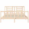 vidaXL Cadre de lit sans matelas 160x200 cm bois massif de pin