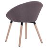vidaXL Chaises &agrave; manger lot de 2 taupe tissu