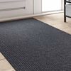 vidaXL Tapis Couloir Gris 80 x 200 cm tissu