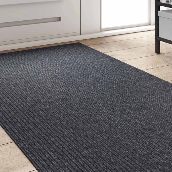 vidaXL Tapis Couloir Gris 80 x 200 cm tissu