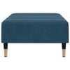 vidaXL Repose-pied bleu 77x55x31 cm velours
