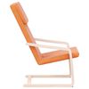 vidaXL Chaise de relaxation Jaune foncé Tissu