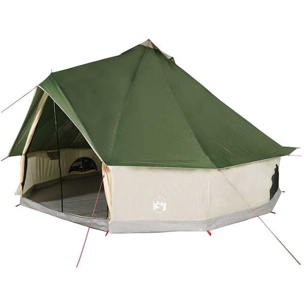 vidaXL Tente familiale tipi 12 personnes vert imperm&eacute;able