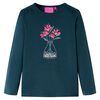 vidaXL T-shirt pour enfants &agrave; manches longues vert fonc&eacute; 116