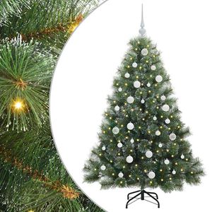 vidaXL Sapin de No&euml;l artificiel avec 150 LED Vert 150 cm PE et PVC