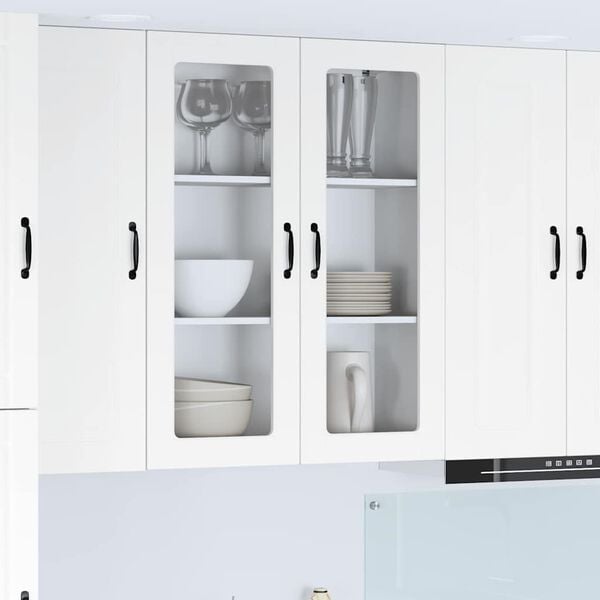 vidaXL Armoire de cuisine avec stockage Kalmar Blanc 80 x 31 x 100 cm