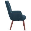 vidaXL fauteuil Bleu 63 x 67 x 94 cm Velours