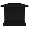 vidaXL Meuble TV mural Noir 103x30x26,5 cm