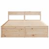 vidaXL Cadre de lit sans matelas 150x200 cm bois de pin massif