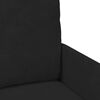 vidaXL Canap&eacute;s avec coussin 110cm Noir Contreplaqu&eacute;
