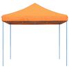 vidaXL Tente de r&eacute;ception pliable escamotable orange 292x292x315 cm
