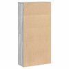 vidaXL Biblioth&egrave;que sonoma gris 60x24x120 cm bois d'ing&eacute;nierie