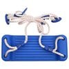 vidaXL Si&egrave;ges de balan&ccedil;oire avec cordes 2 pcs bleu 38x16 cm PE
