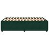 vidaXL Cadre de lit sans matelas vert fonc&eacute; 120x200 cm velours