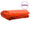 vidaXL B&acirc;che 650g / m&sup2; Orange 4 x 5 m Toile avec rev&ecirc;tement en PVC