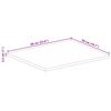vidaXL Dessus de table rectangulaire bois massif de manguier brut