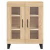 vidaXL Buffet ch&ecirc;ne sonoma 69,5x34x90 cm bois d'ing&eacute;nierie