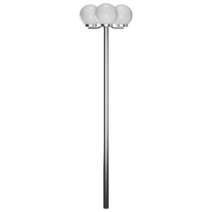 vidaXL Lampadaire de jardin 3 lampes 220 cm