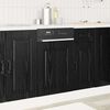 vidaXL Armoire de cuisine Kalmar Ch&ecirc;ne noir 45 x 1,5 x 67 cm