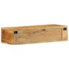 VidaXL Meuble TV mural 80x30x19 cm bois massif de manguier brut