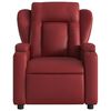 vidaXL Fauteuil de massage inclinable Rouge bordeaux Similicuir