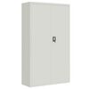 vidaXL Classeur gris clair 105x40x180 cm acier