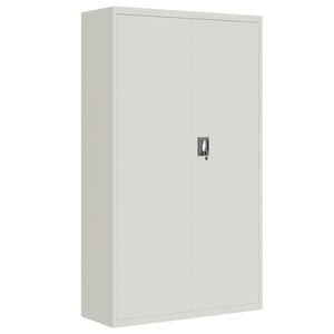 vidaXL Classeur gris clair 105x40x180 cm acier