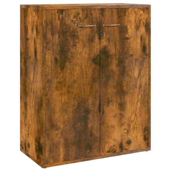 vidaXL Buffet Ch&ecirc;ne fum&eacute; 60x30x75 cm Bois d'ing&eacute;nierie