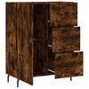 vidaXL Buffet ch&ecirc;ne fum&eacute; 69,5x34x90 cm bois d'ing&eacute;nierie