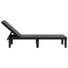 vidaXL Chaise longue réglable en hauteur à 4 positions polypropylène