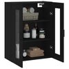 vidaXL Armoire murale noir 69,5x34x90 cm