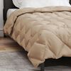 vidaXL Duvet d'hiver Taupe 155 x 220 cm Microfibre